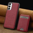 For Samsung Galaxy A54 5G LC.IMEEKE L3 Series Detachable RFID Card Bag Magsafe Phone Case(Red) - 2