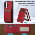 For Samsung Galaxy A54 5G LC.IMEEKE L3 Series Detachable RFID Card Bag Magsafe Phone Case(Red) - 3