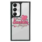 For Samsung Galaxy S24+ 5G Creative Art Pattern Full Coverage Phone Case(Fool in Love B) - 1