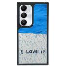 For Samsung Galaxy S24 5G Creative Art Pattern Full Coverage Phone Case(Unknown Feelings A) - 1