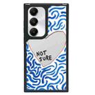 For Samsung Galaxy S24 5G Creative Art Pattern Full Coverage Phone Case(Unknown Feelings C) - 1