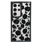 For Samsung Galaxy S23 Ultra 5G Creative Art Pattern Full Coverage Phone Case(Flowers and Butterflies B) - 1