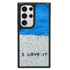 For Samsung Galaxy S23 Ultra 5G Creative Art Pattern Full Coverage Phone Case(Unknown Feelings A) - 1
