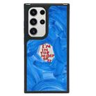 For Samsung Galaxy S23 Ultra 5G Creative Art Pattern Full Coverage Phone Case(Unknown Feelings B) - 1
