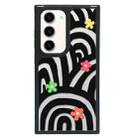 For Samsung Galaxy S23+ 5G Creative Art Pattern Full Coverage Phone Case(Rainbow Flower B) - 1