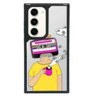 For Samsung Galaxy S23 5G Creative Art Pattern Full Coverage Phone Case(Enjoy Life A) - 1