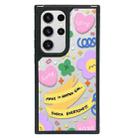 For Samsung Galaxy S22 Ultra 5G Creative Art Pattern Full Coverage Phone Case(Beautiful Self A) - 1