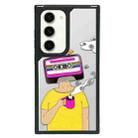 For Samsung Galaxy S22+ 5G Creative Art Pattern Full Coverage Phone Case(Enjoy Life A) - 1