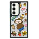 For Samsung Galaxy S22+ 5G Creative Art Pattern Full Coverage Phone Case(Greedy Kid B) - 1