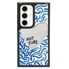 For Samsung Galaxy S22 5G Creative Art Pattern Full Coverage Phone Case(Unknown Feelings C) - 1