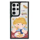 For Samsung Galaxy S24 Ultra 5G Creative Art Pattern Full Coverage Phone Case(Food Couple B) - 1