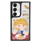 For Samsung Galaxy S24 5G Creative Art Pattern Full Coverage Phone Case(Food Couple B) - 1