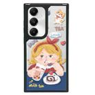 For Samsung Galaxy S23 FE 5G Creative Art Pattern Full Coverage Phone Case(Food Couple A) - 1