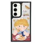 For Samsung Galaxy S23 5G Creative Art Pattern Full Coverage Phone Case(Food Couple B) - 1