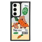 For Samsung Galaxy S23 5G Creative Art Pattern Full Coverage Phone Case(Carrot Bear) - 1