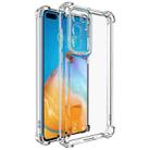 For Huawei P40 IMAK UX-4 Series Four-corner Shockproof Phone Case(Transparent) - 1