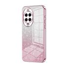 For Huawei nova 14 Gradient Glitter Powder Electroplated Phone Case(Pink) - 1
