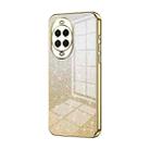 For Huawei nova 14 Gradient Glitter Powder Electroplated Phone Case(Gold) - 1