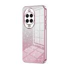 For Huawei nova 14 Pro Gradient Glitter Powder Electroplated Phone Case(Pink) - 1