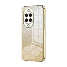 For Huawei nova 14 Pro Gradient Glitter Powder Electroplated Phone Case(Gold) - 1