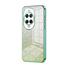 For Huawei nova 14 Ultra Gradient Glitter Powder Electroplated Phone Case(Green) - 1