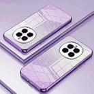 For Honor Magic7 Gradient Glitter Powder Electroplated Phone Case(Purple) - 2