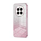 For Honor Magic7 Gradient Glitter Powder Electroplated Phone Case(Pink) - 1