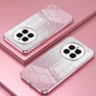 For Honor Magic7 Gradient Glitter Powder Electroplated Phone Case(Pink) - 2