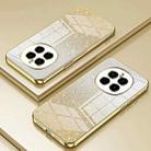 For Honor Magic7 Gradient Glitter Powder Electroplated Phone Case(Gold) - 2