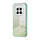 For Honor Magic7 Gradient Glitter Powder Electroplated Phone Case(Green) - 1