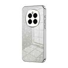 For Honor Magic7 Gradient Glitter Powder Electroplated Phone Case(Silver) - 1