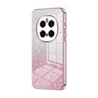 For Honor Magic7 Pro Gradient Glitter Powder Electroplated Phone Case(Pink) - 1