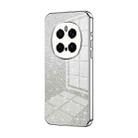 For Honor Magic7 Pro Gradient Glitter Powder Electroplated Phone Case(Silver) - 1