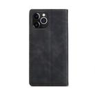 For iPhone 12 Pro Max CaseMe-013 Multifunctional Retro Frosted Horizontal Flip Leather Case with Card Slot & Holder & Wallet(Black) - 5