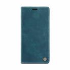 For iPhone 12 Pro Max CaseMe-013 Multifunctional Retro Frosted Horizontal Flip Leather Case with Card Slot & Holder & Wallet(Blue) - 2