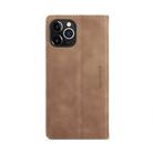 For iPhone 12 Pro Max CaseMe-013 Multifunctional Retro Frosted Horizontal Flip Leather Case with Card Slot & Holder & Wallet(Brown) - 5