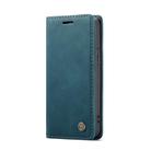 For iPhone 12 mini CaseMe-013 Multifunctional Retro Frosted Horizontal Flip Leather Case with Card Slot & Holder & Wallet(Blue) - 2