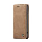 For iPhone 12 mini CaseMe-013 Multifunctional Retro Frosted Horizontal Flip Leather Case with Card Slot & Holder & Wallet(Brown) - 2