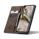 For OnePlus Nord CaseMe-013 Multifunctional Retro Frosted Horizontal Flip Leather Case with Card Slot & Holder & Wallet(Coffee) - 5