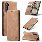 For OnePlus Nord CaseMe-013 Multifunctional Retro Frosted Horizontal Flip Leather Case with Card Slot & Holder & Wallet(Brown) - 1