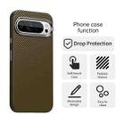 For Google Pixel 9 Pro XL Carbon Fiber Series IMD Phone Case(Brown) - 2