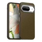 For Google Pixel 9 Carbon Fiber Series IMD Phone Case(Brown) - 1