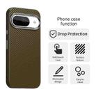 For Google Pixel 9 Carbon Fiber Series IMD Phone Case(Brown) - 2