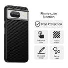 For Google Pixel 8 Carbon Fiber Series IMD Phone Case(Black) - 2