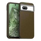 For Google Pixel 8a Carbon Fiber Series IMD Phone Case(Brown) - 1