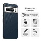 For Google Pixel 8 Pro Carbon Fiber Series IMD Phone Case(Blue) - 2