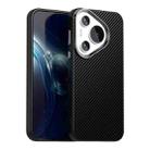 For Huawei Pura 70 Carbon Fiber Series IMD Phone Case(Black) - 1