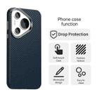 For Huawei Pura 70 Carbon Fiber Series IMD Phone Case(Blue) - 2