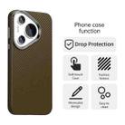 For Huawei Pura 70 Pro Carbon Fiber Series IMD Phone Case(Brown) - 2