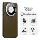 For Huawei Mate 60 Carbon Fiber Series IMD Phone Case(Brown) - 2